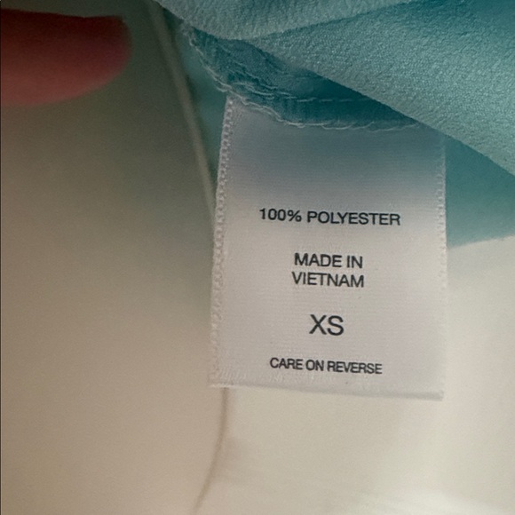 New York & Company Light Blue Blouse with Button Detail - Picture 4 of 4